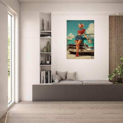 Rockabilly Poster - Vintage Wall Art - Design 8 of 20 - Sillystroke