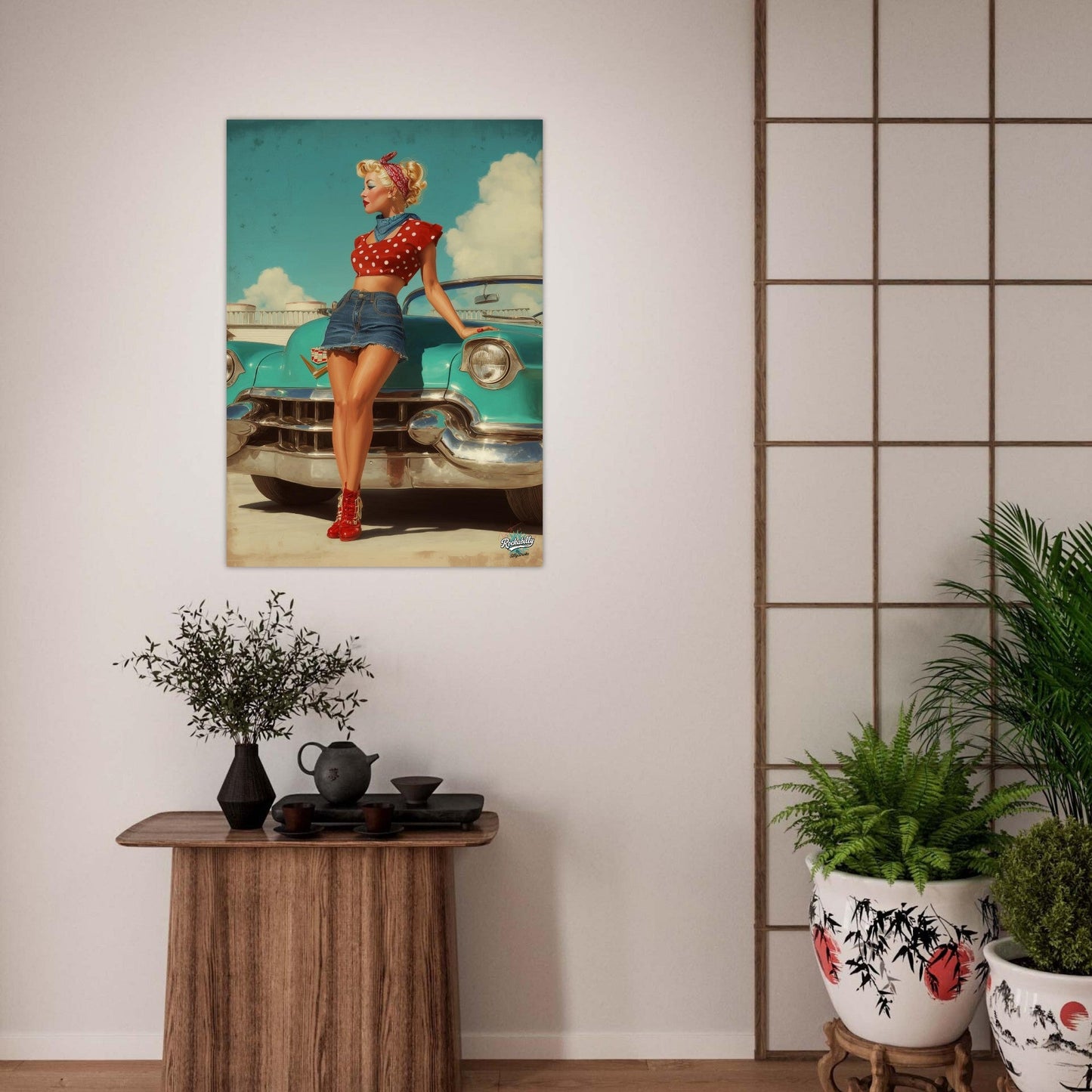 Rockabilly Poster - Vintage Wall Art - Design 8 of 20 - Sillystroke