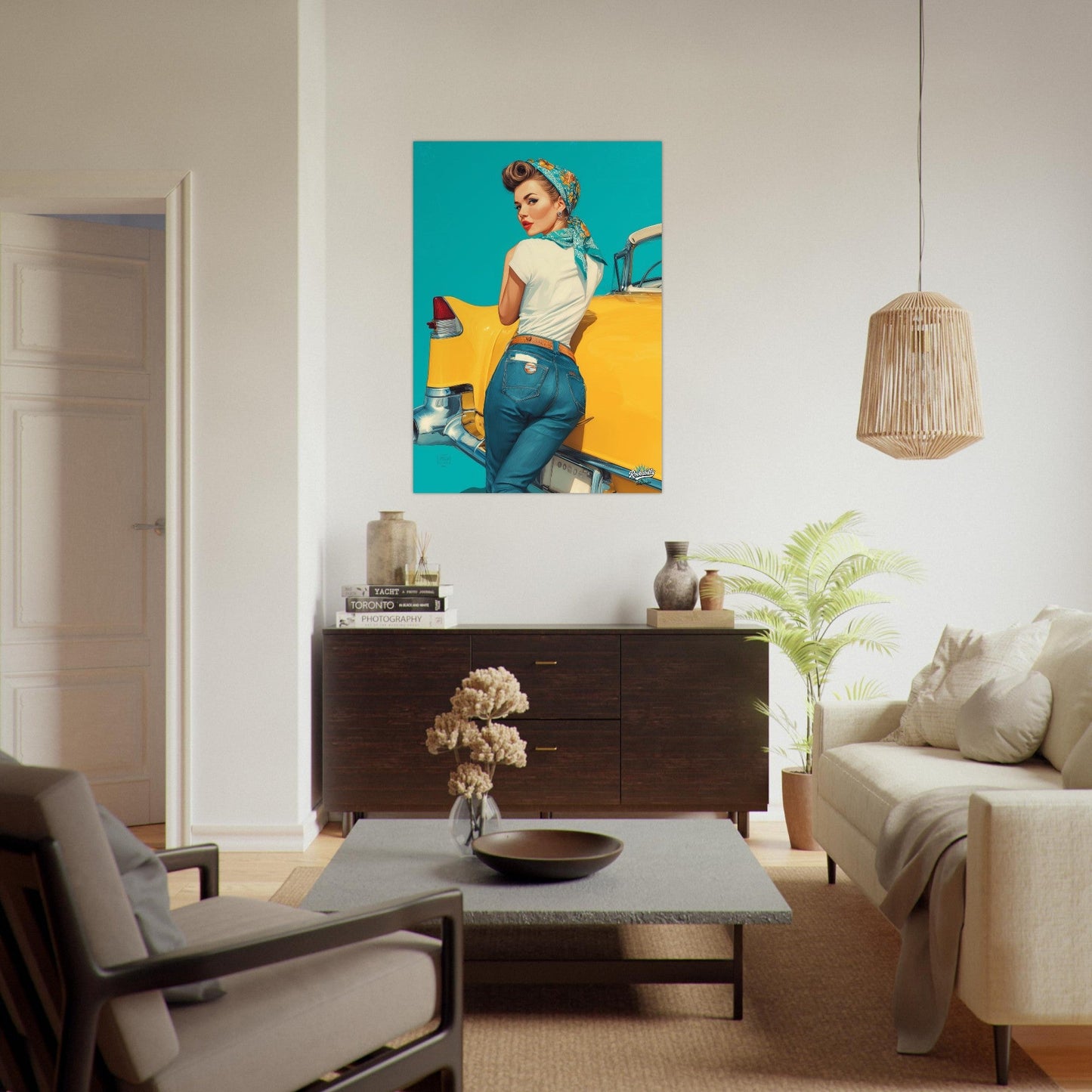 Rockabilly Poster - Vintage Wall Art - Design 9 of 20 - Sillystroke