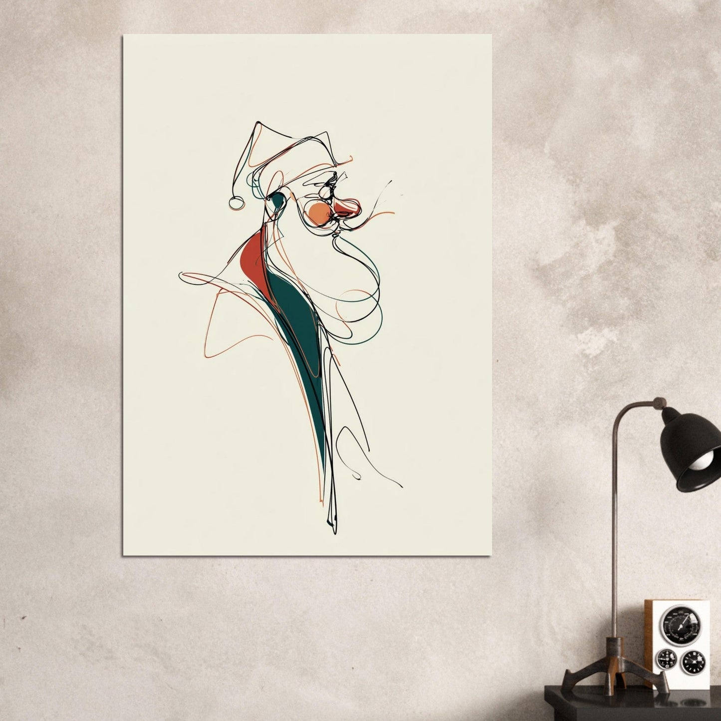 Santa poster - Sillystroke