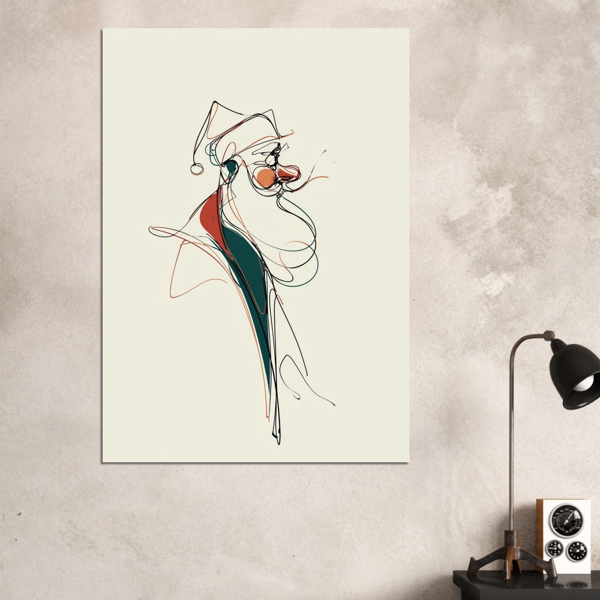 Santa poster - Sillystroke