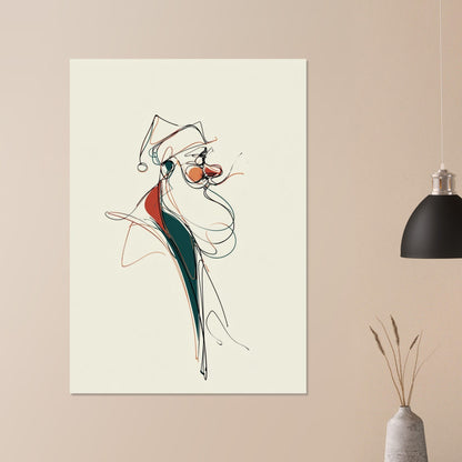 Santa poster - Sillystroke