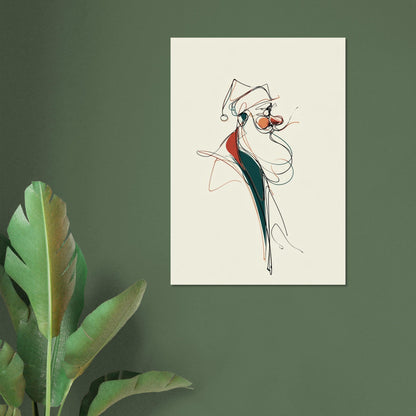 Santa poster - Sillystroke