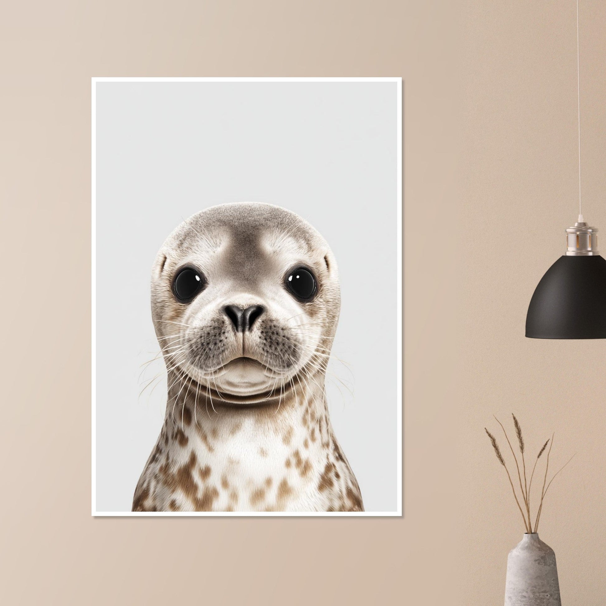 Seal portrait poster - Sillystroke
