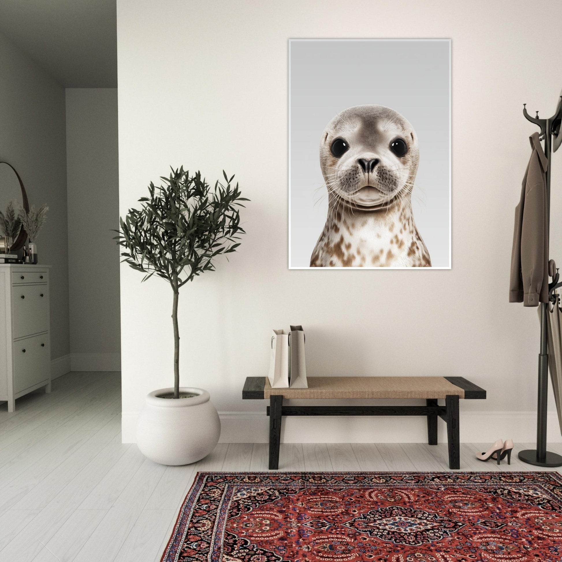 Seal portrait poster - Sillystroke