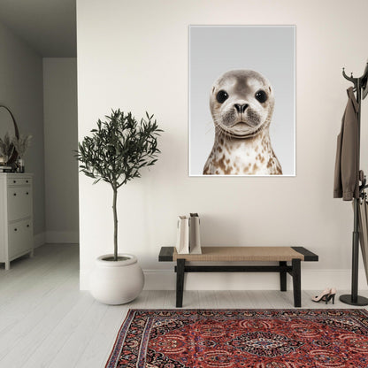 Seal portrait poster - Sillystroke