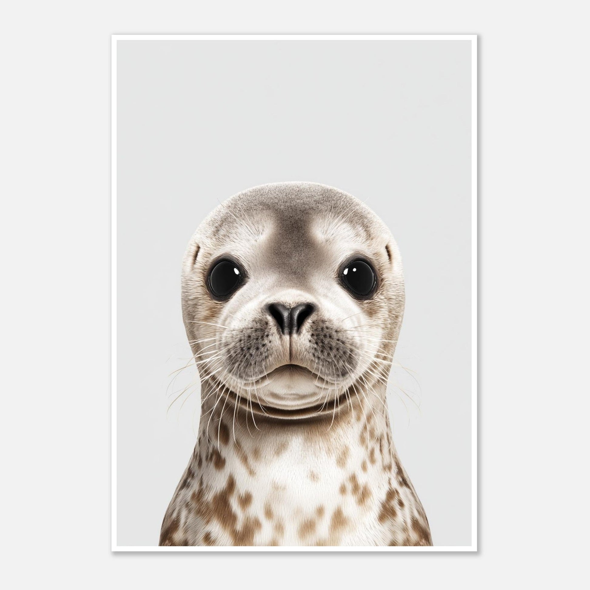 Seal portrait poster - Sillystroke
