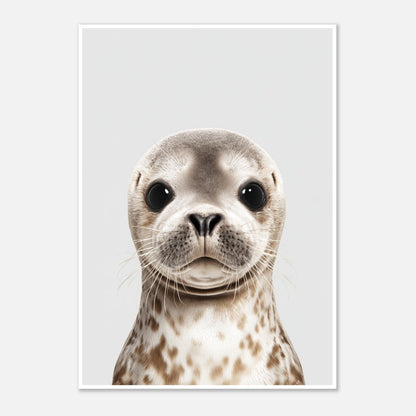 Seal portrait poster - Sillystroke