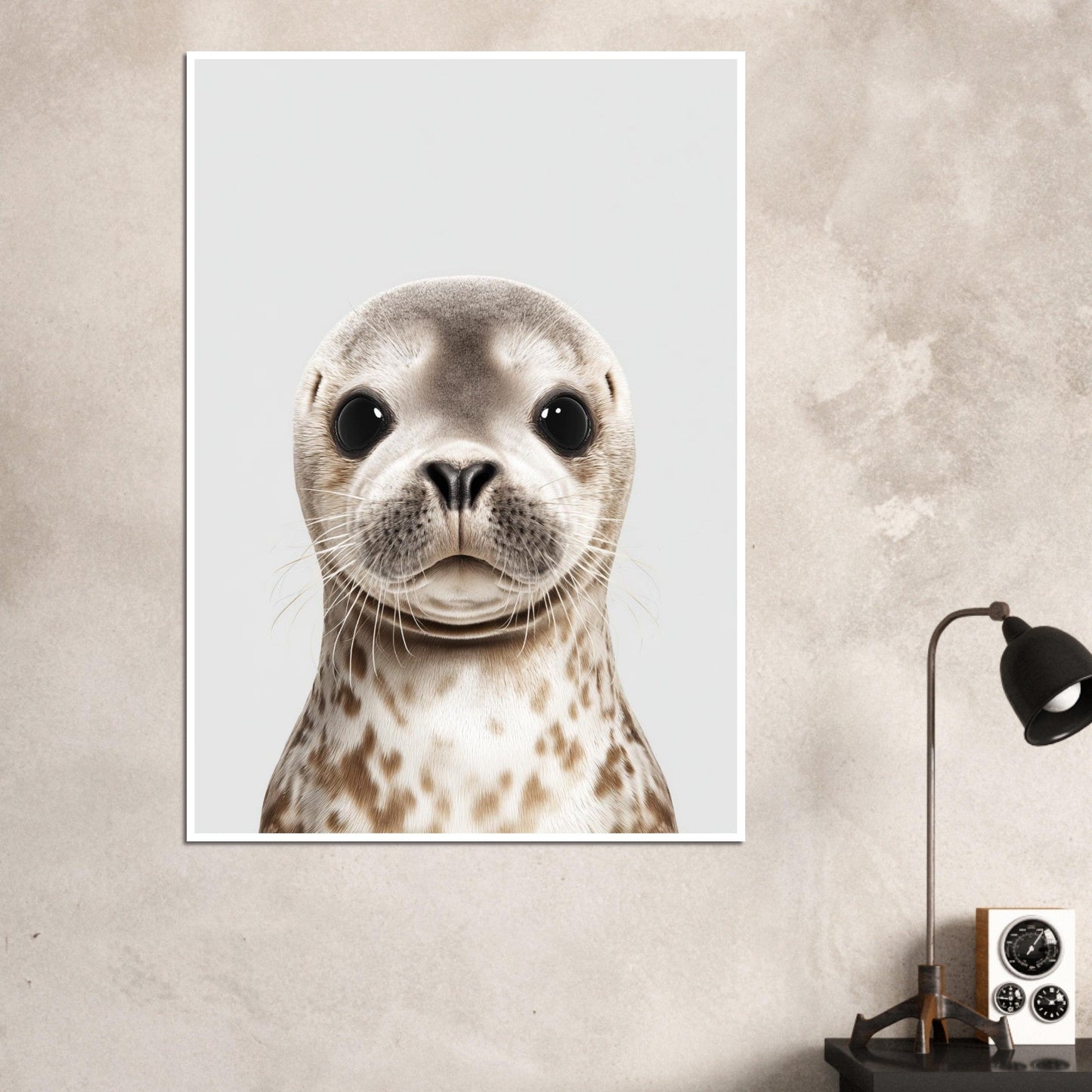 Seal portrait poster - Sillystroke