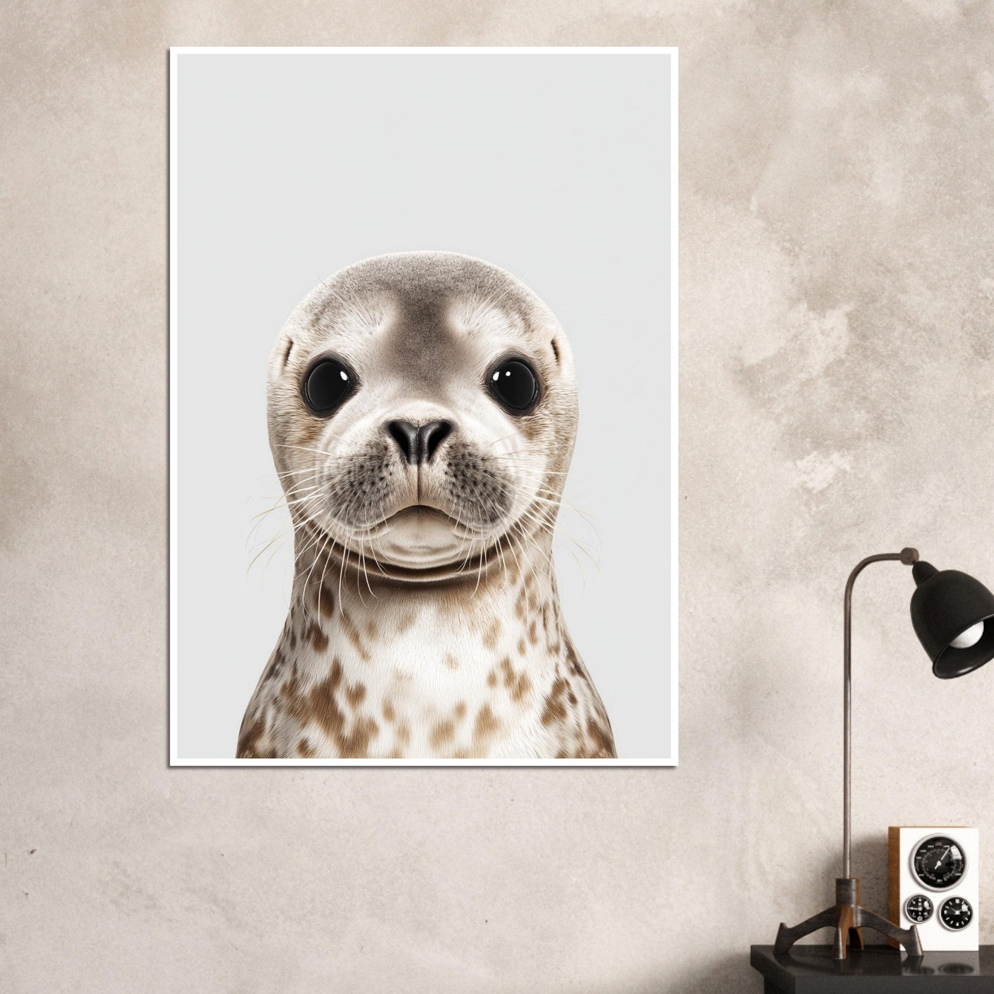 Seal portrait poster - Sillystroke