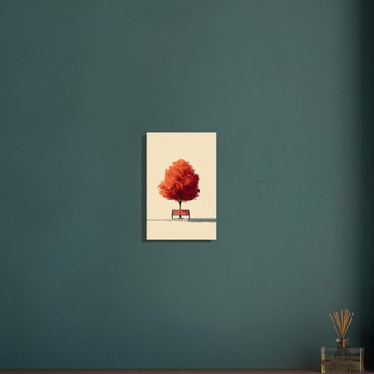 Serene Autumn Tree Poster - Sillystroke