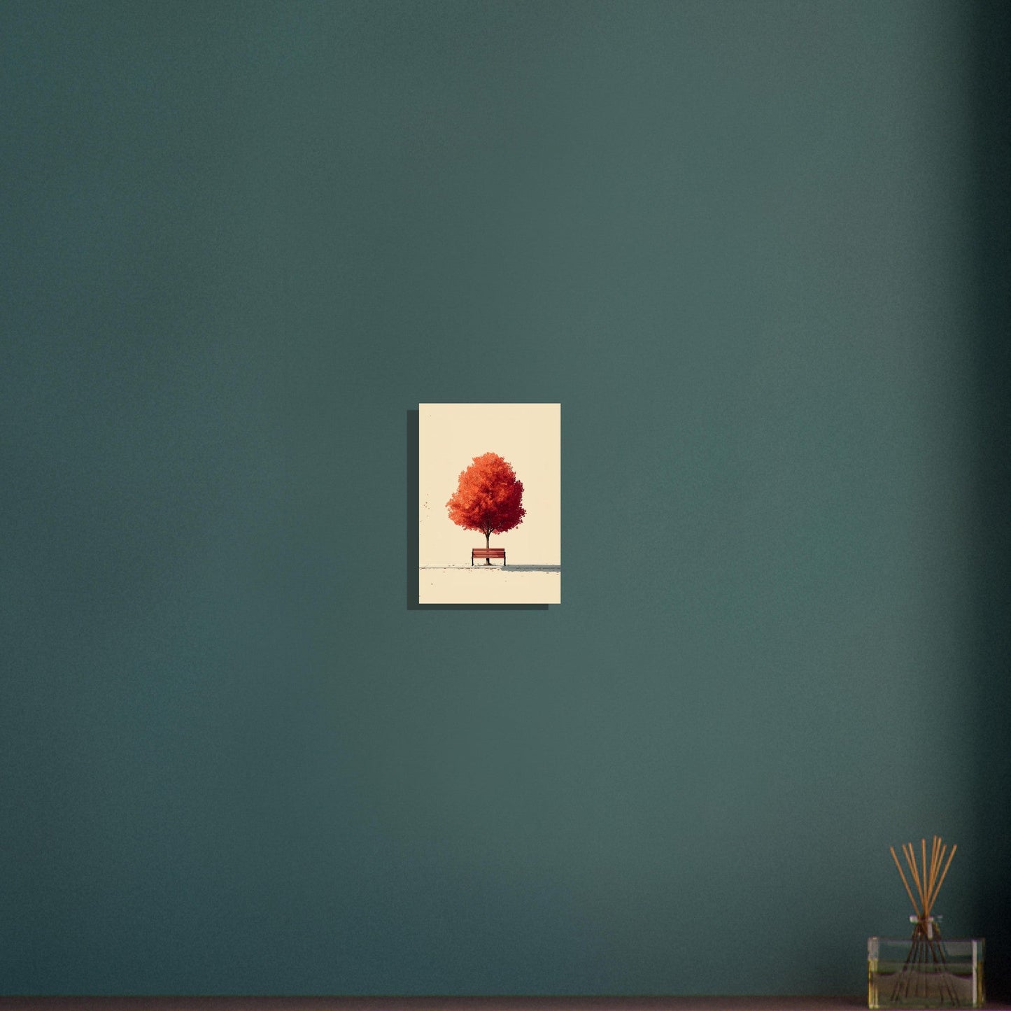 Serene Autumn Tree Poster - Sillystroke