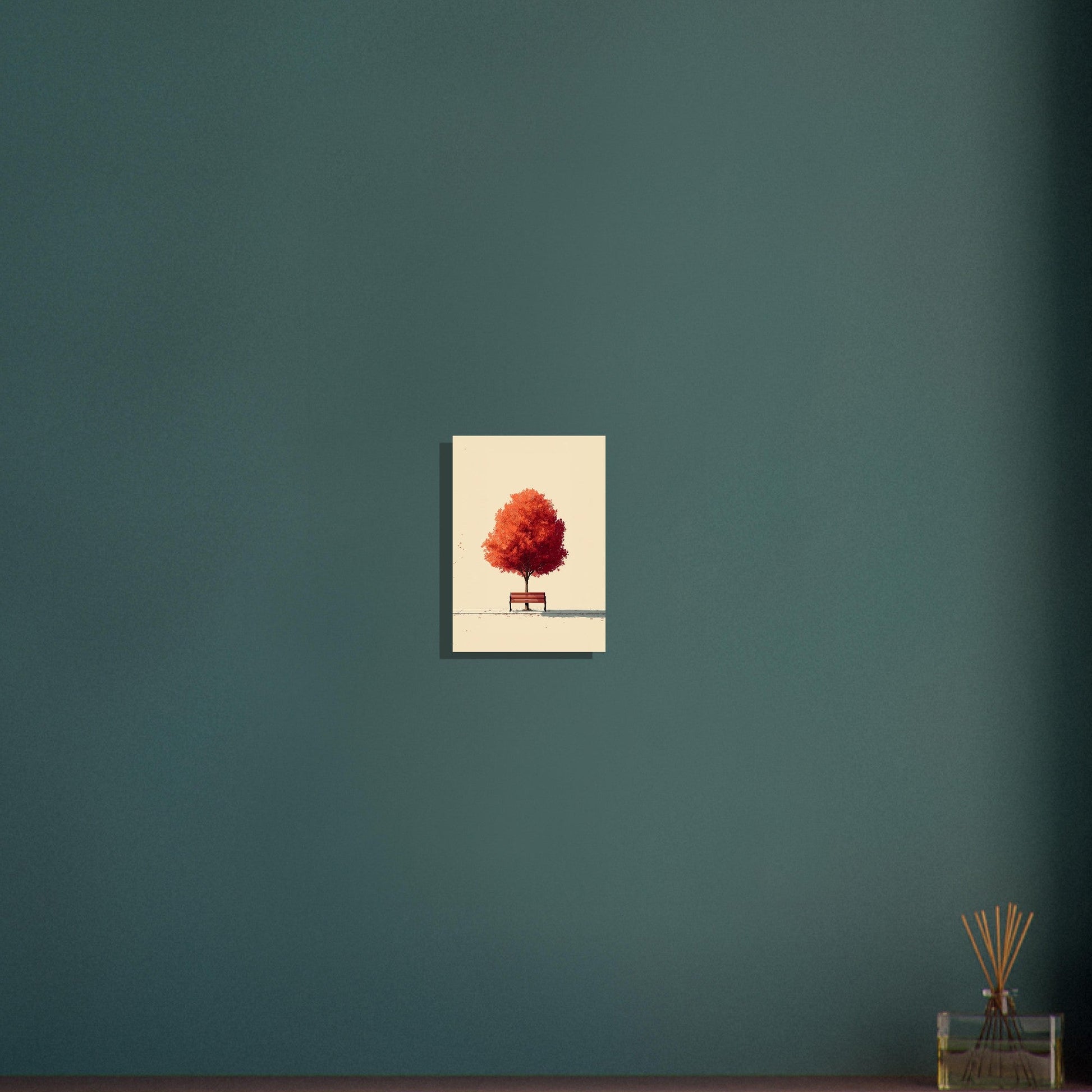 Serene Autumn Tree Poster - Sillystroke