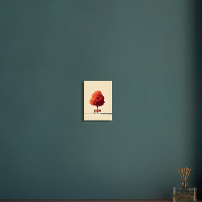 Serene Autumn Tree Poster - Sillystroke