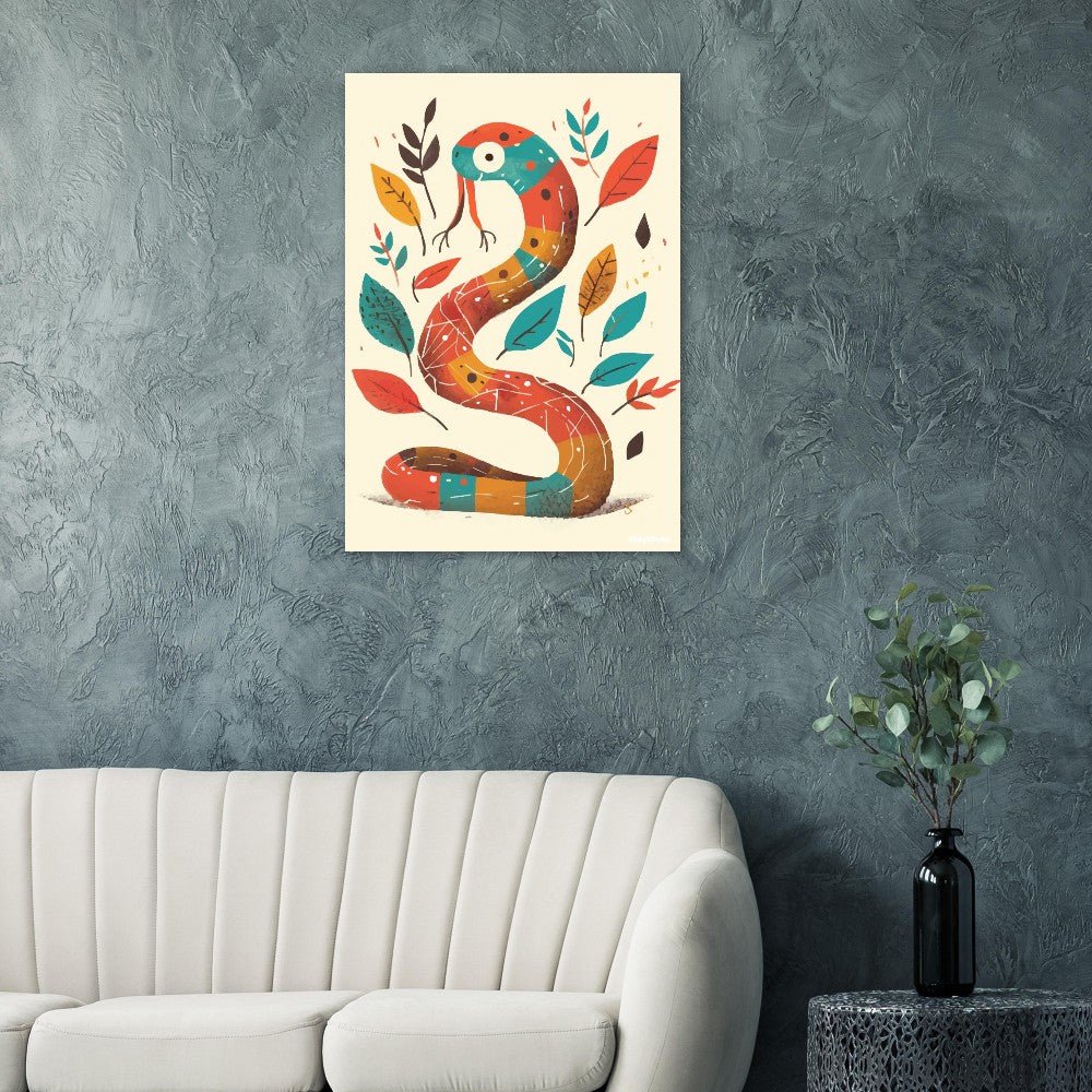 Snake poster - Sillystroke