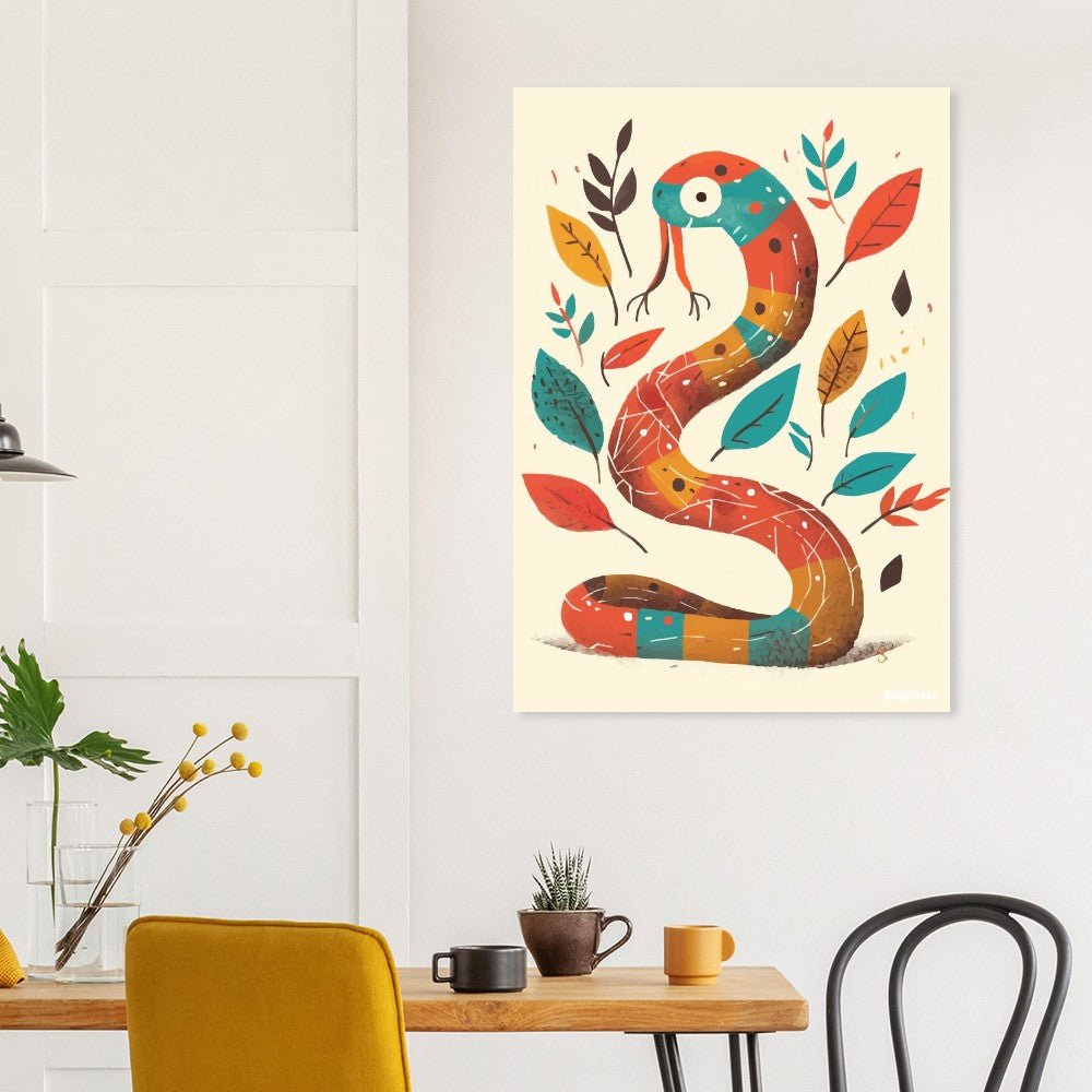 Snake poster - Sillystroke