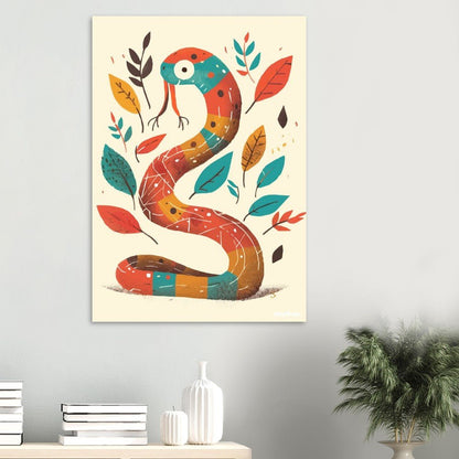 Snake poster - Sillystroke
