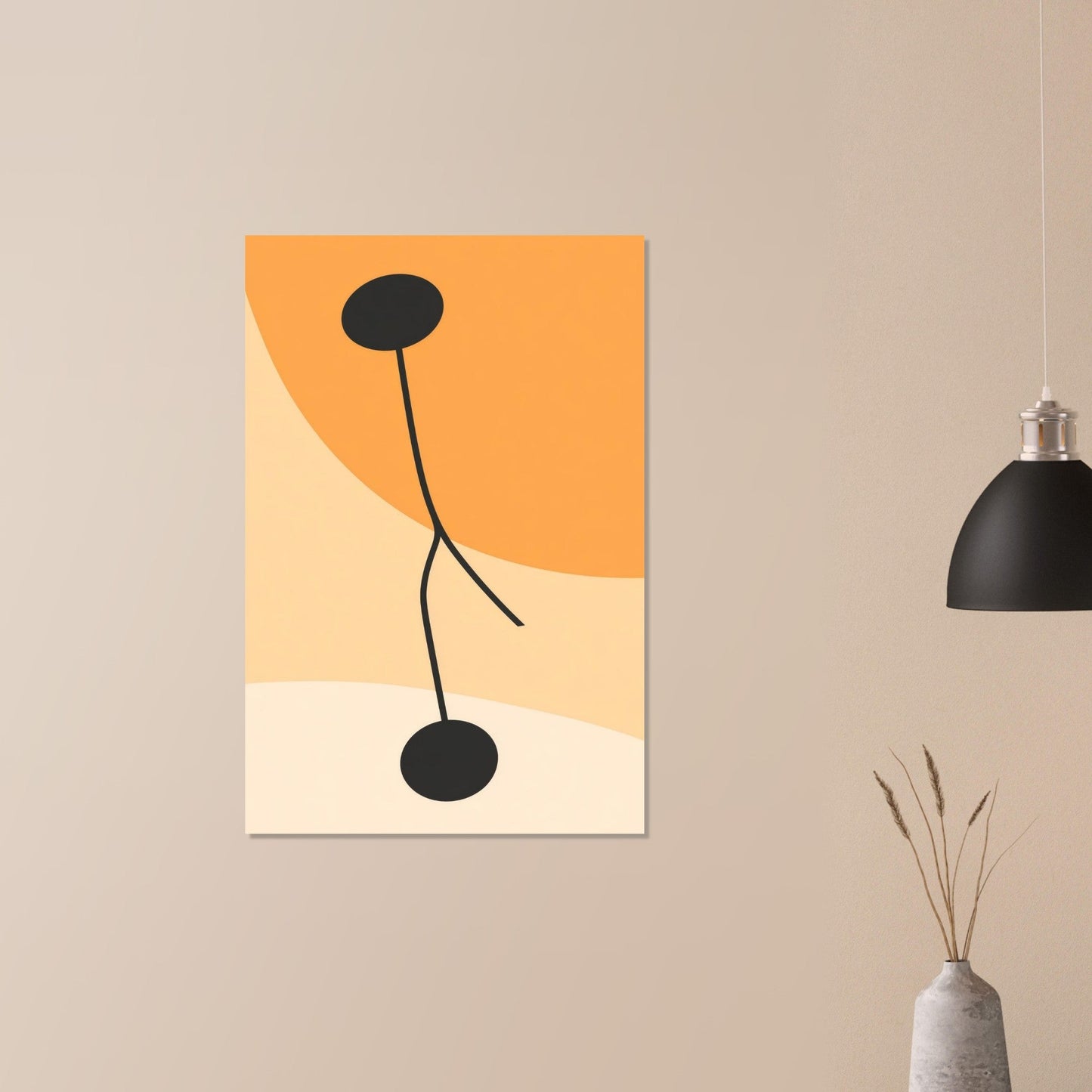 Soft colors with black contrast poster - Sillystroke