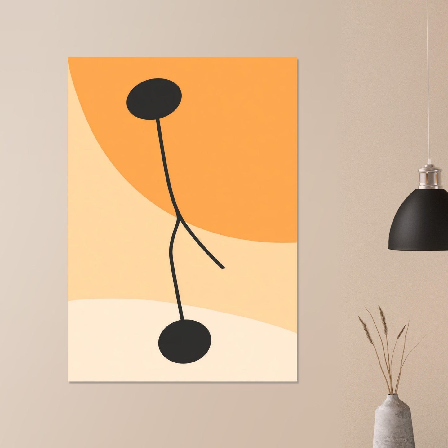 Soft colors with black contrast poster - Sillystroke