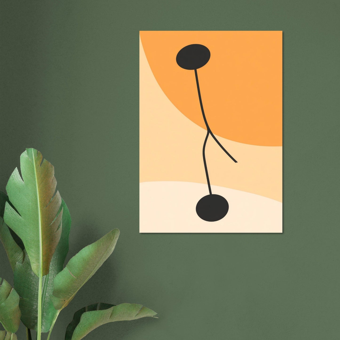 Soft colors with black contrast poster - Sillystroke