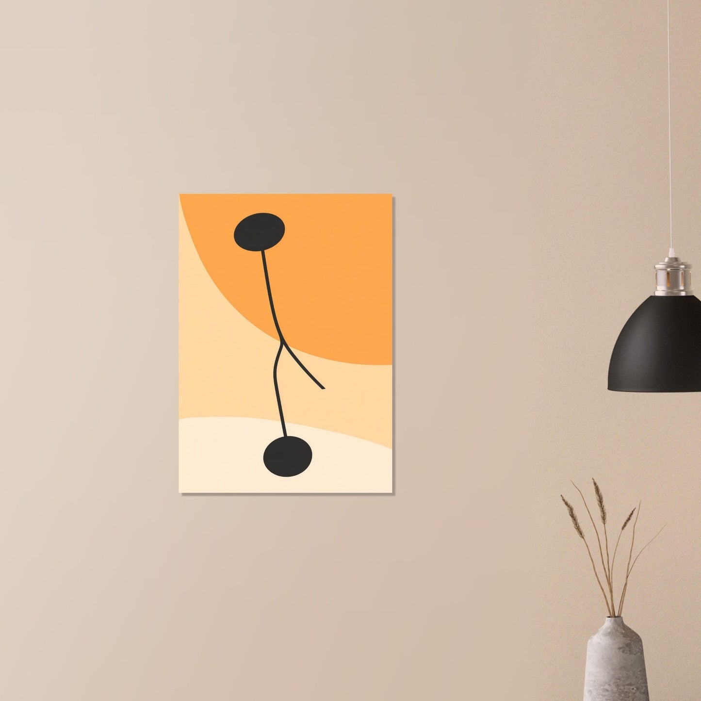 Soft colors with black contrast poster - Sillystroke