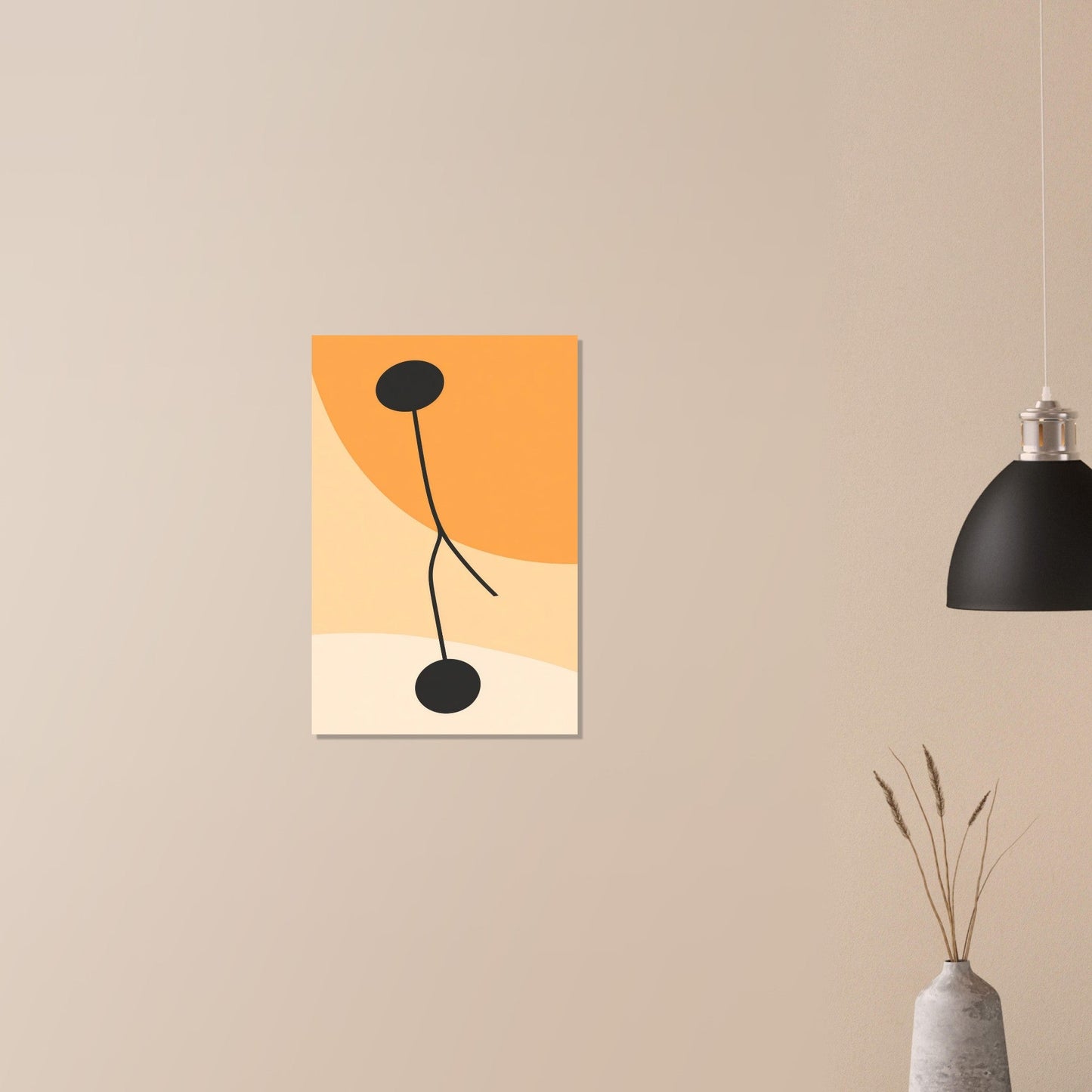Soft colors with black contrast poster - Sillystroke
