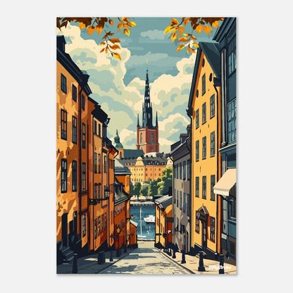 Stockholm poster - Sillystroke