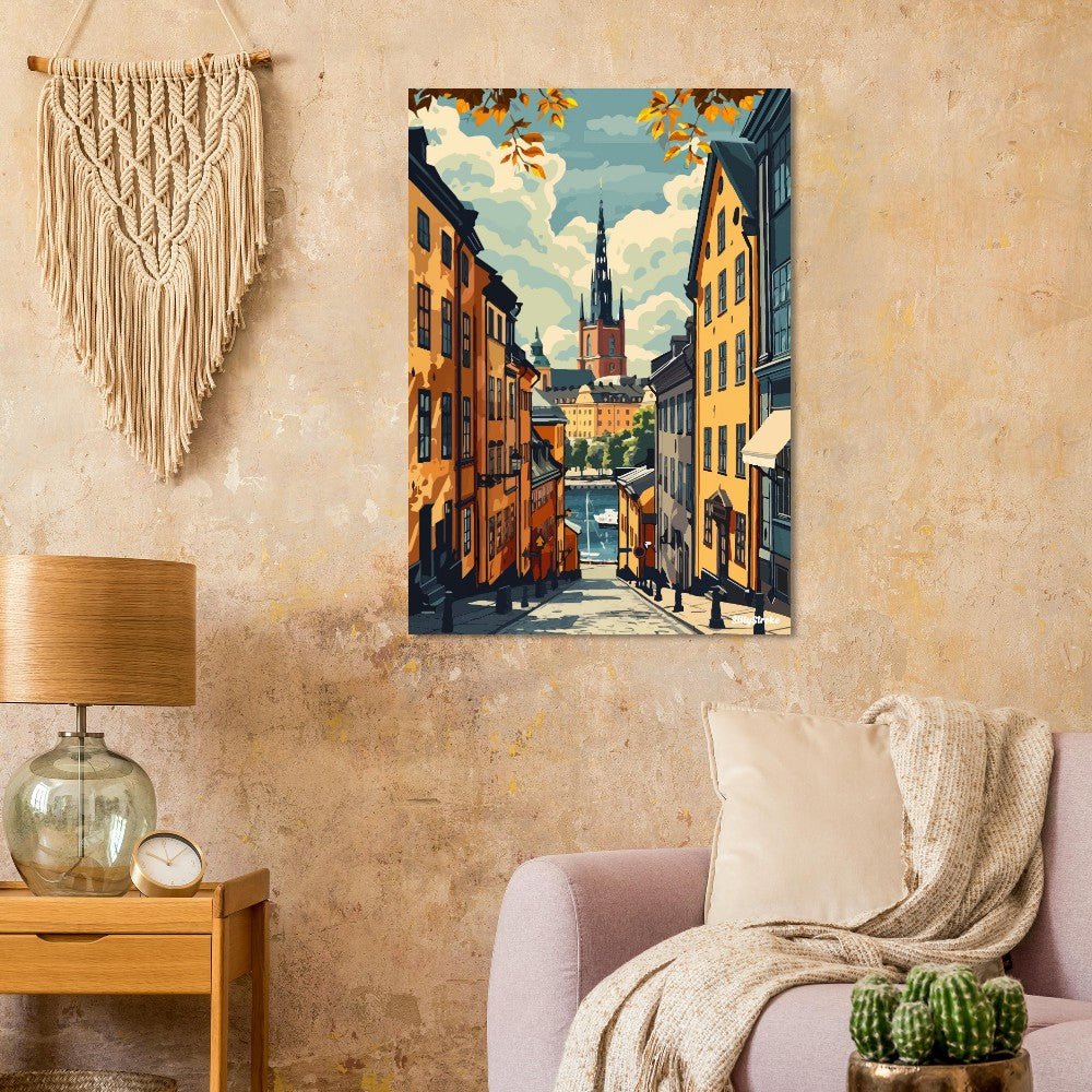 Stockholm poster - Sillystroke