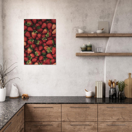 Strawberry poster - Sillystroke
