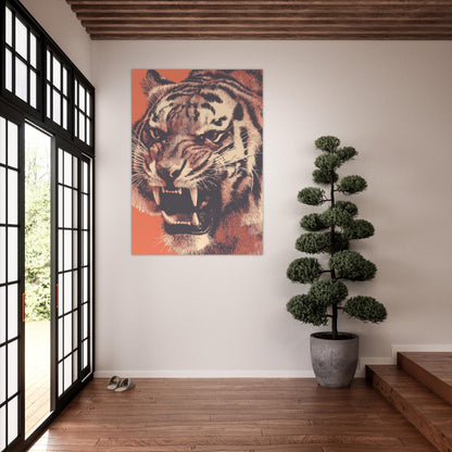 Stunning Close - Up Tiger Poster - Sillystroke