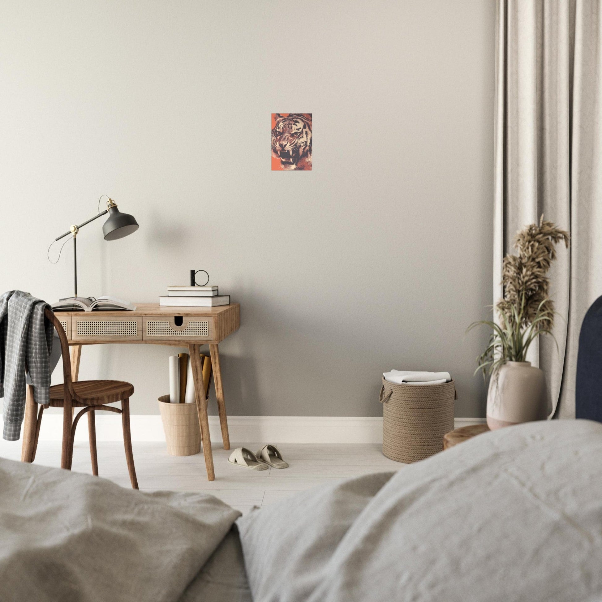 Stunning Close - Up Tiger Poster - Sillystroke