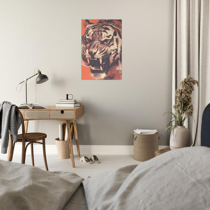 Stunning Close - Up Tiger Poster - Sillystroke