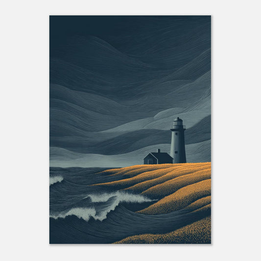 Stunning lighthouse poster - Sillystroke