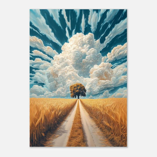 Summer landscape poster - Sillystroke