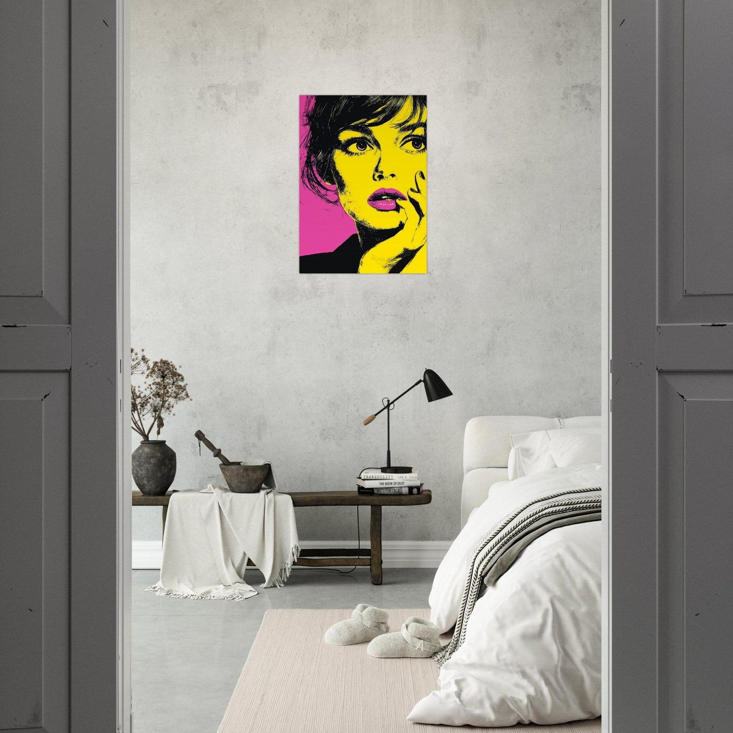 Thoughtful Woman Pop Art Poster - Sillystroke