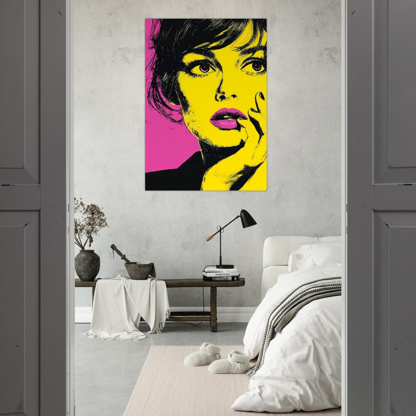 Thoughtful Woman Pop Art Poster - Sillystroke