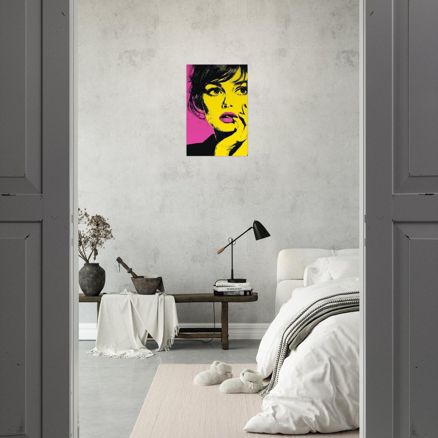 Thoughtful Woman Pop Art Poster - Sillystroke