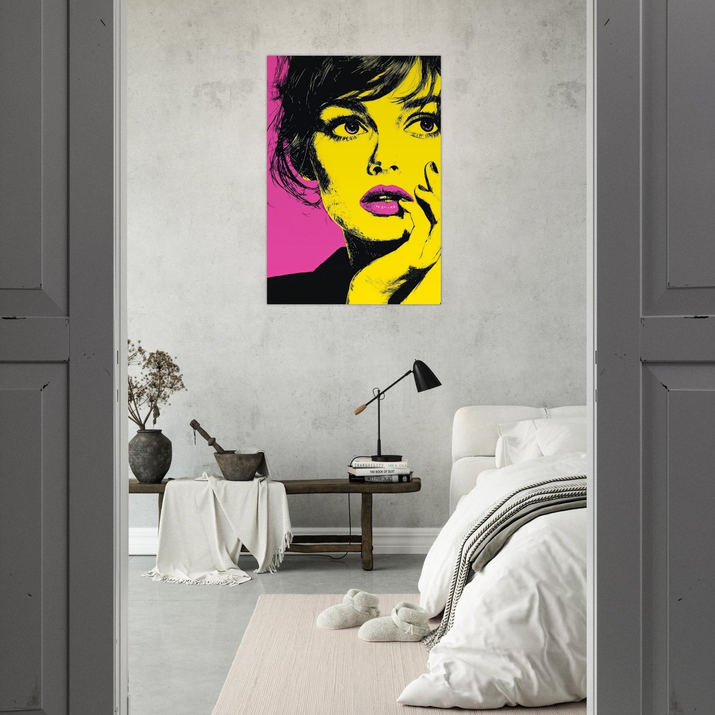 Thoughtful Woman Pop Art Poster - Sillystroke