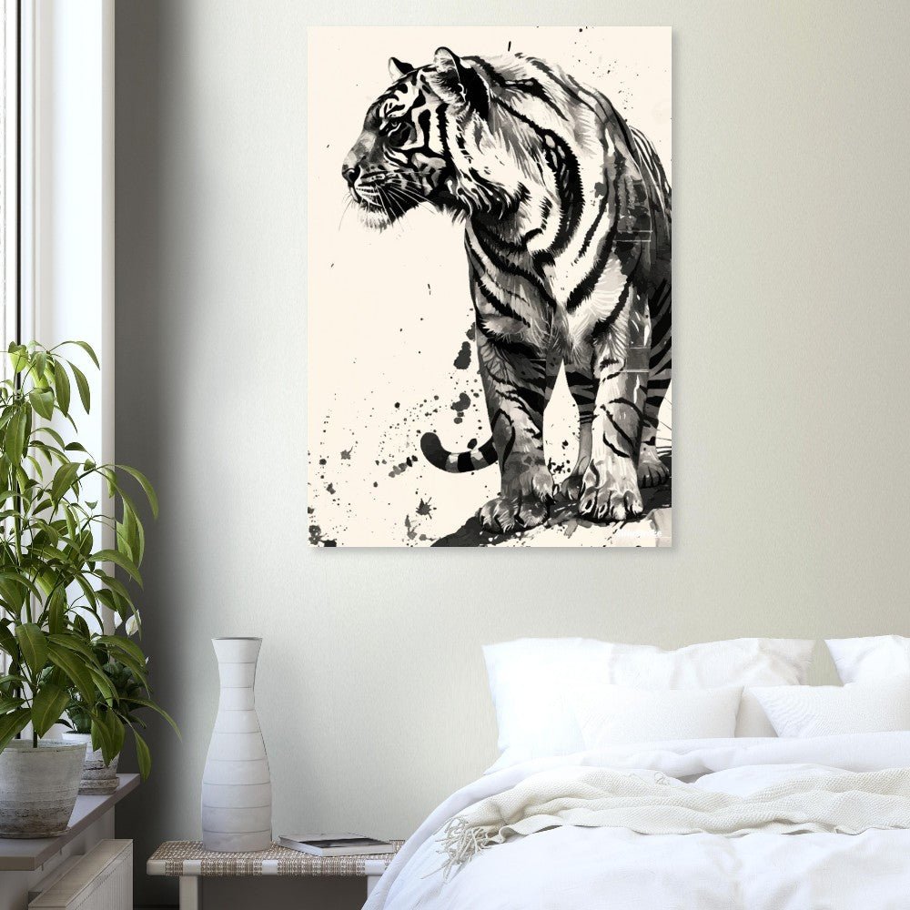 Tiger Illustration poster - Sillystroke
