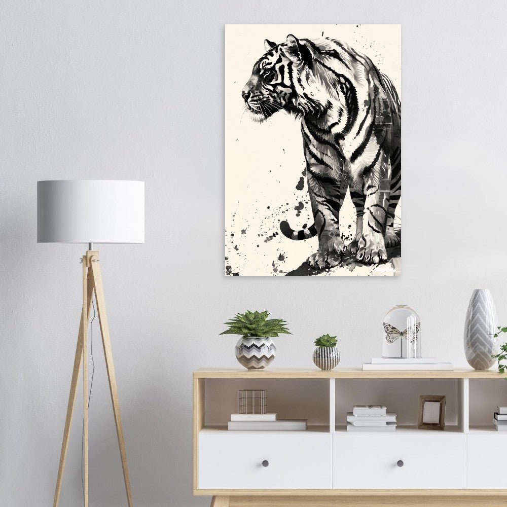 Tiger Illustration poster - Sillystroke