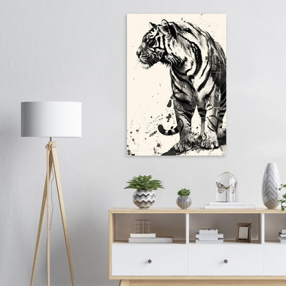 Tiger Illustration poster - Sillystroke