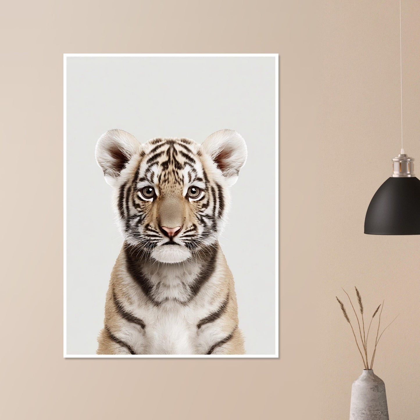 Tiger portrait poster - Sillystroke