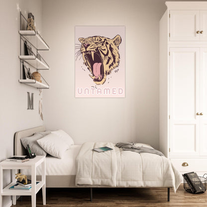 Untamed leopard poster - Sillystroke