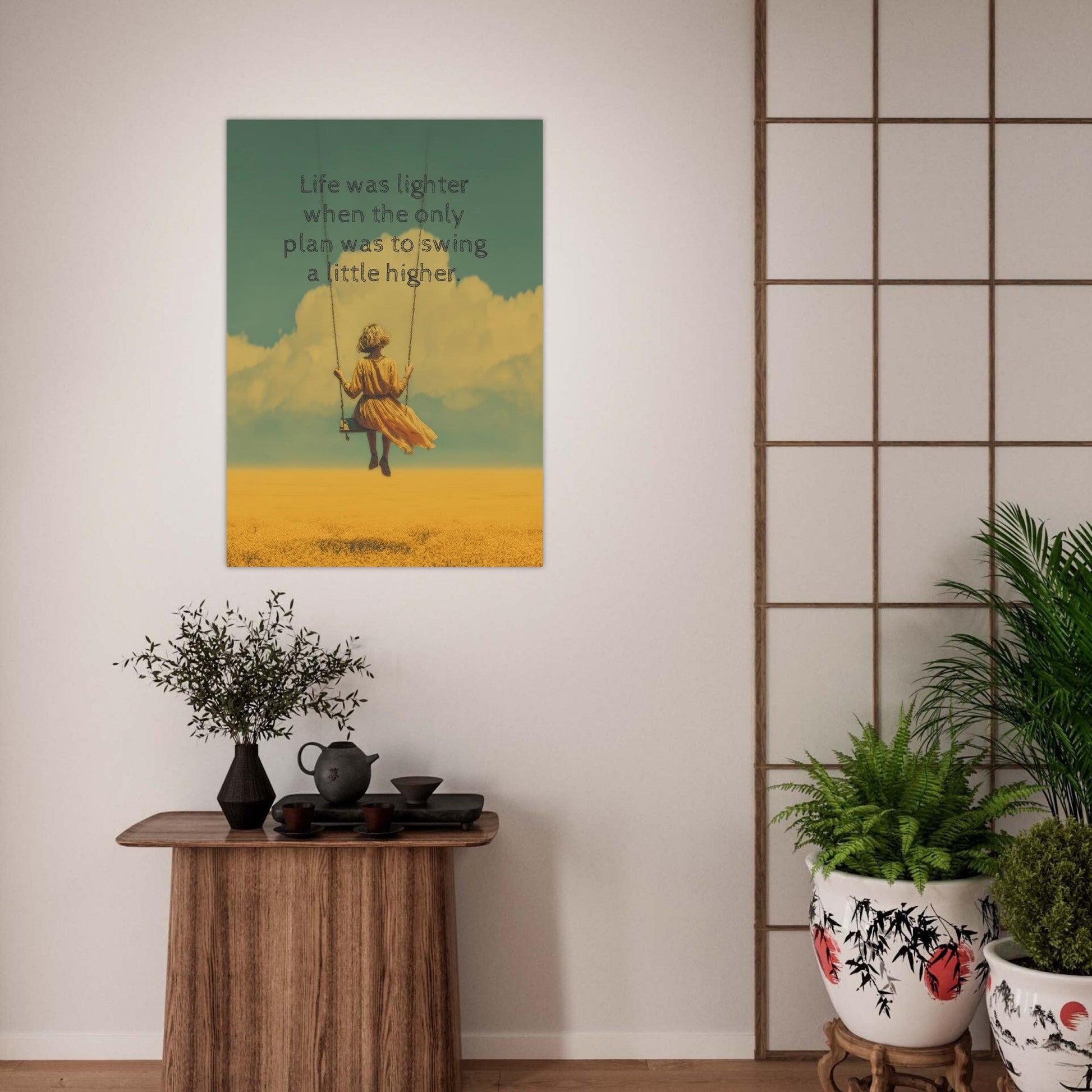 Vintage swing quote poster - Sillystroke