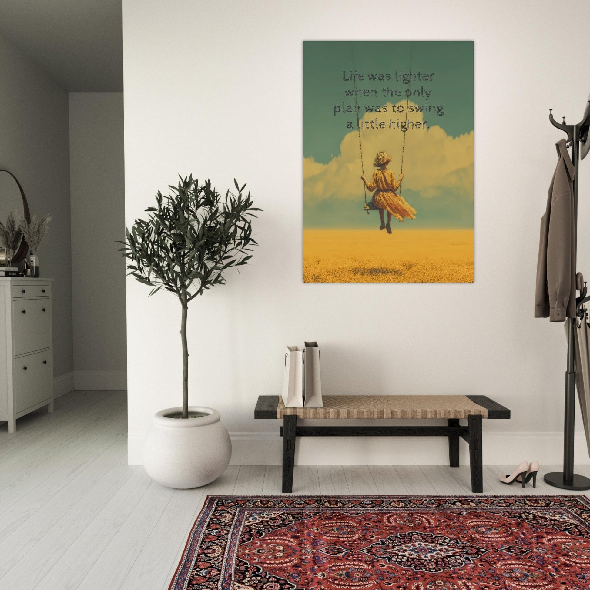 Vintage swing quote poster - Sillystroke