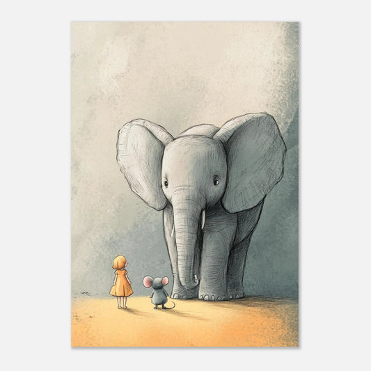 Whimsical friends poster - Sillystroke