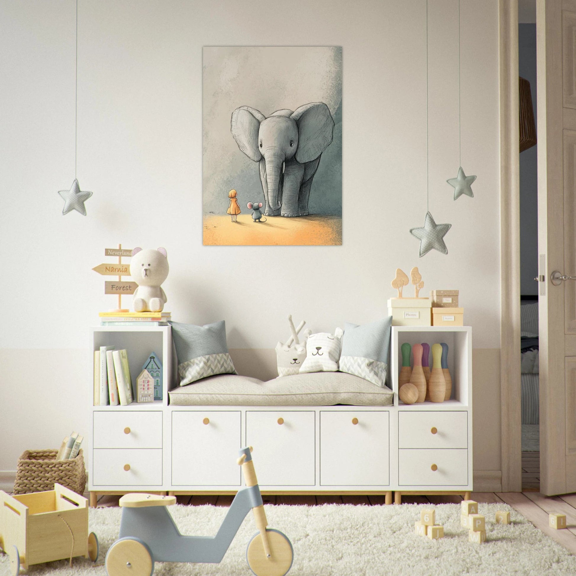 Whimsical friends poster - Sillystroke