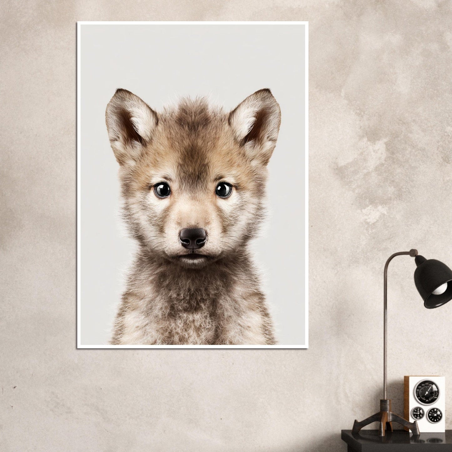 Wolf portrait poster - Sillystroke