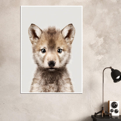 Wolf portrait poster - Sillystroke