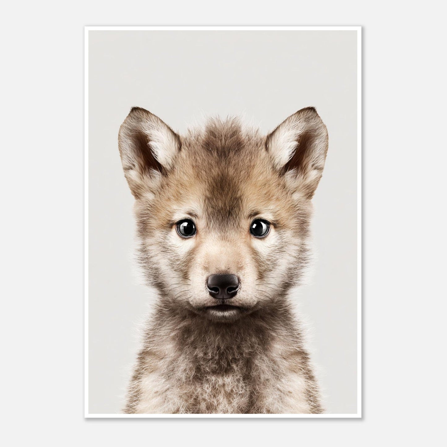 Wolf portrait poster - Sillystroke